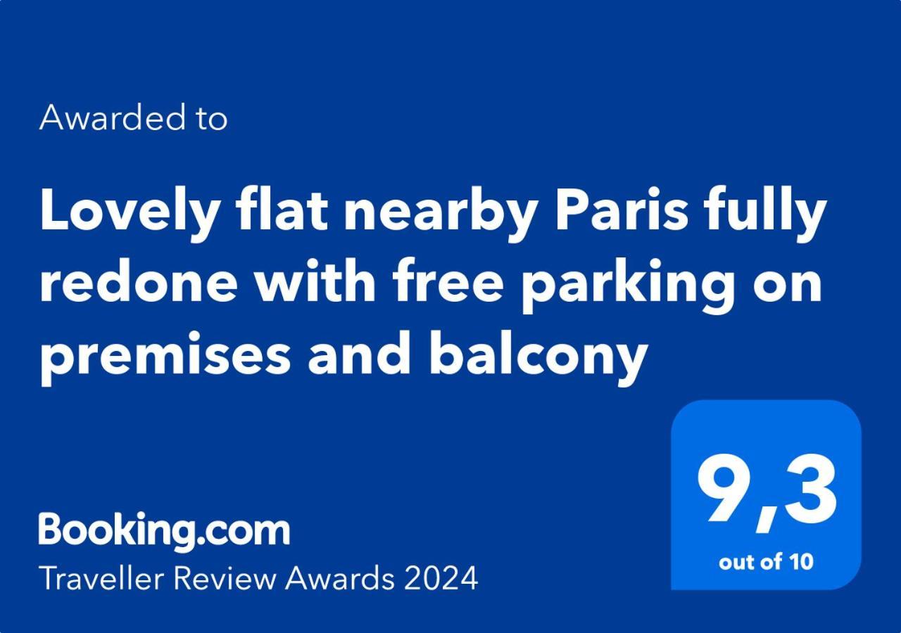 Lovely Flat Nearby Paris Fully Redone With Free Parking On Premises And Balcony Clichy Εξωτερικό φωτογραφία
